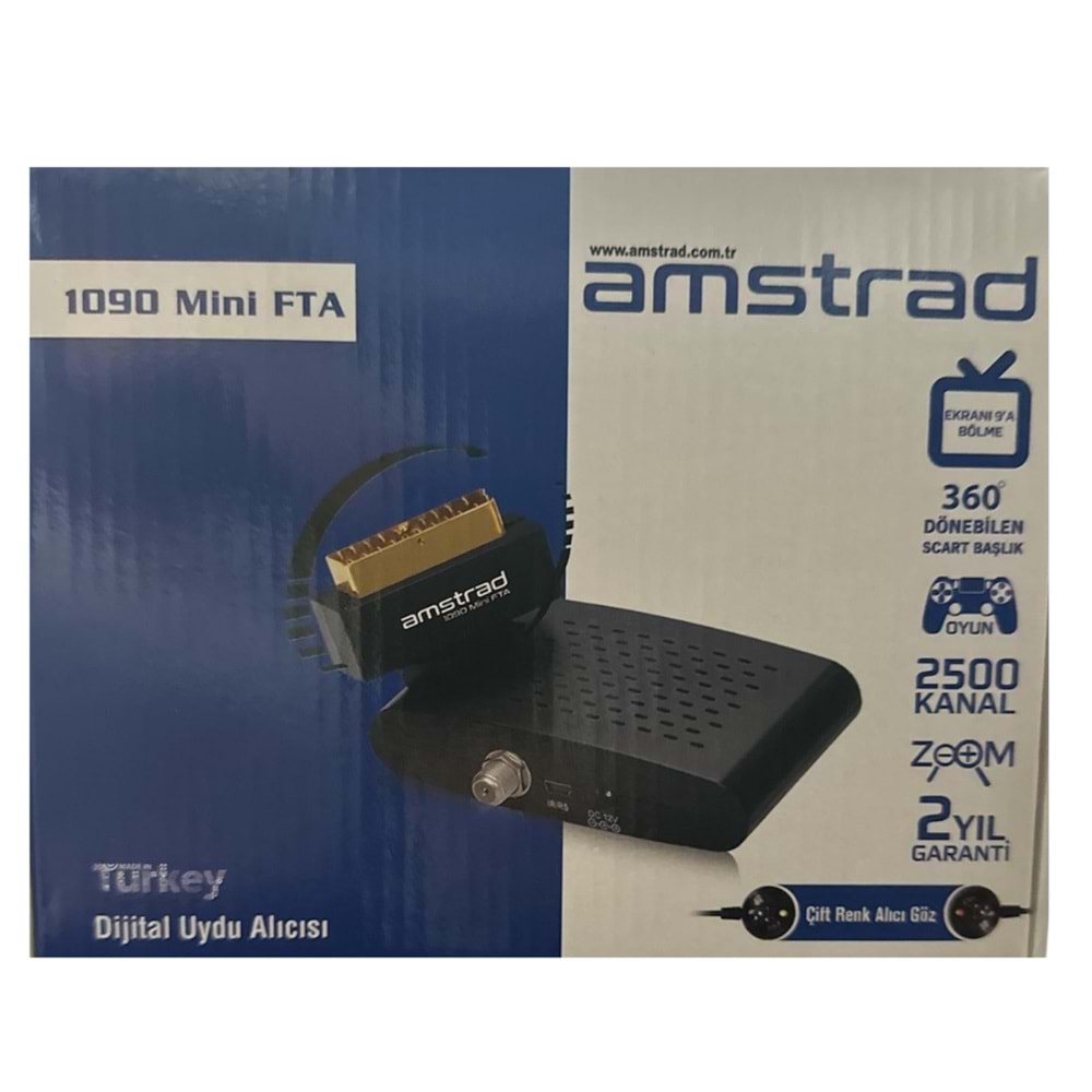 AMSTRAD DİJİTAL UYDU ALICISI (SCART BAŞLIK)