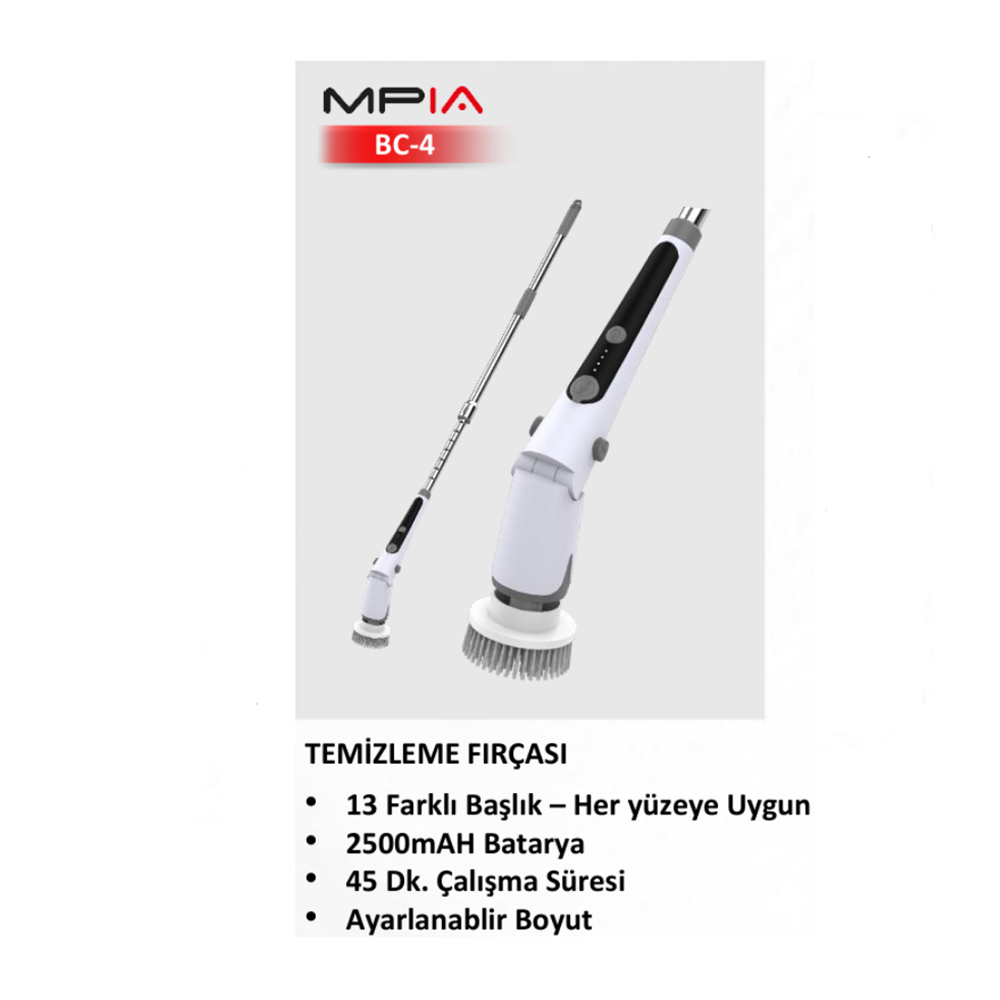 MPIA ŞARJLI TEMİZLEME FIRÇASI