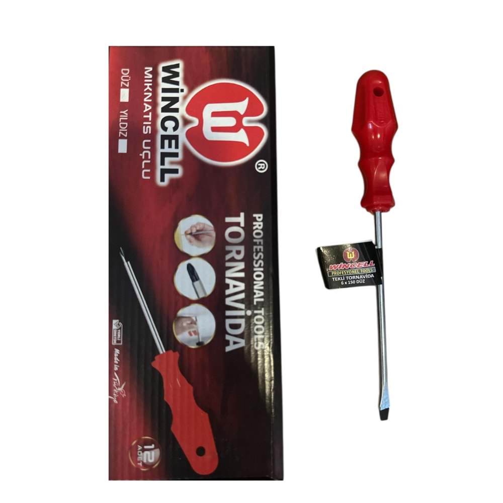 WİNCELL 6*150 DÜZ TORNAVİDA