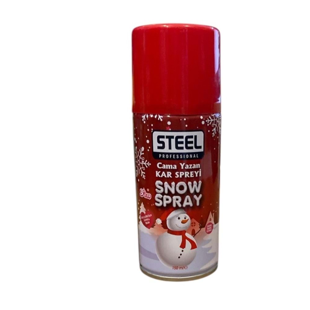 STEEL KAR SPREYİ 150 ML CAMA YAZILAN