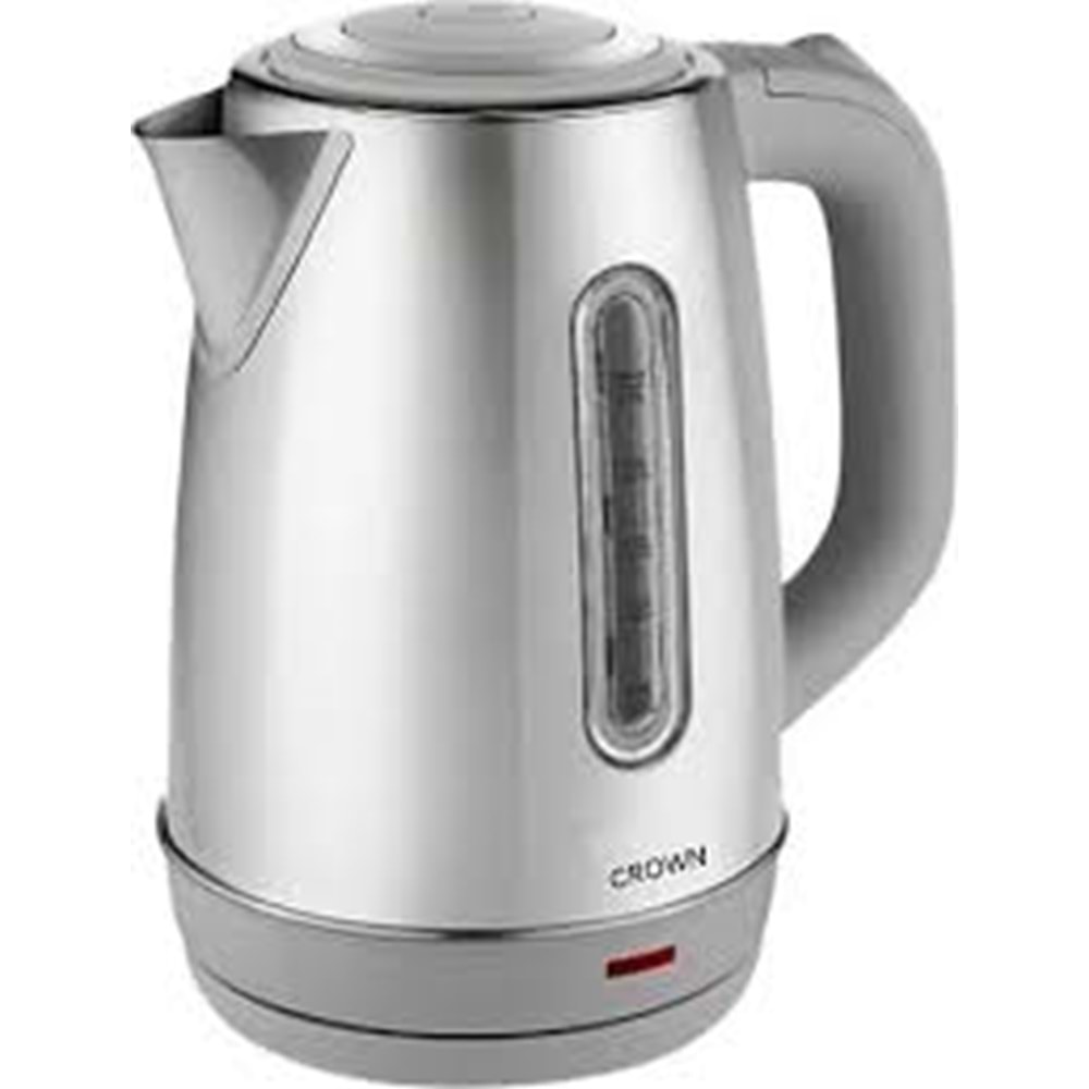 CROWN LÜKS ÇELİK SU ISITICI 1800W 1,8 LT İNOX