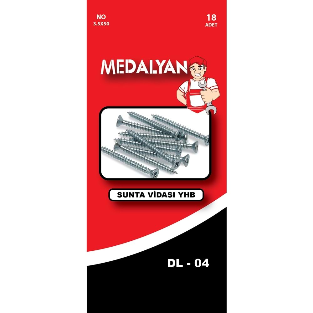 MEDALYAN 3.5*50 SUNTA VİDASI