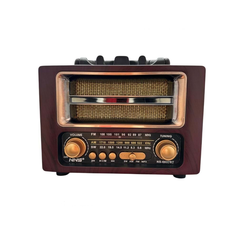 NNS PG-NS6637BT BLUETOOTH NOSTALJİ RADYO
