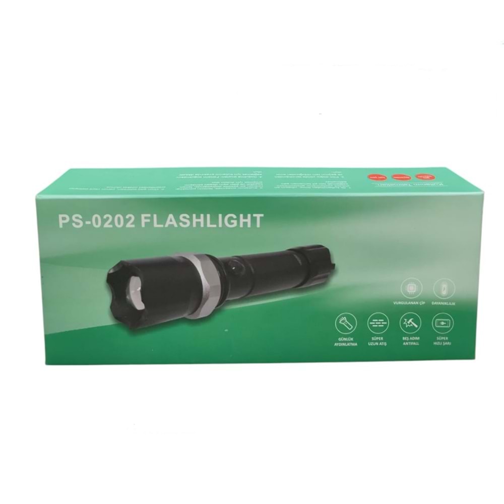 FLASHLIGHT ŞOKLU EL FENERİ