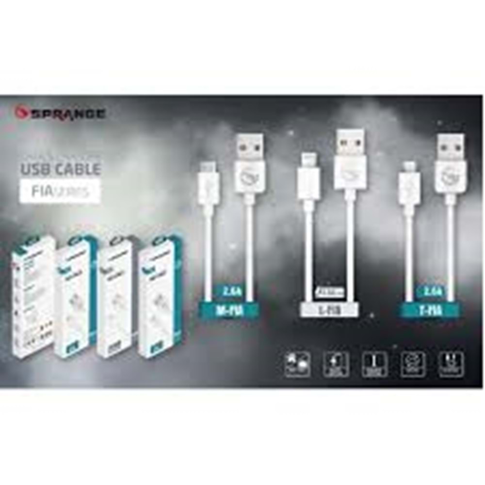 SPRANGE T-FİA TYPE-C 2M KABLO