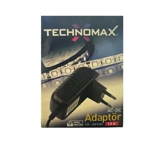 TECHNOMAX 12V-1,5A ADAPTÖR