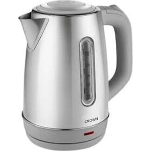 CROWN LÜKS ÇELİK SU ISITICI 1800W 1,8 LT İNOX
