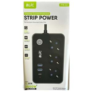 BLİC AKIM KORUMALI ÇOKLU PRİZ