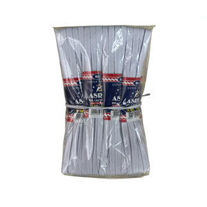 ASRIN BEL LASTİK YASSI (10 MT BEYAZ)