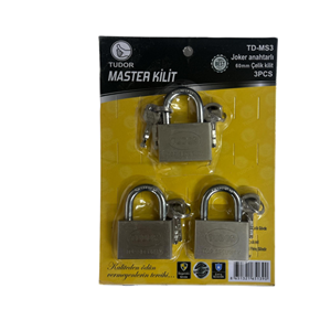 TUDOR MASTER KİLİT 3LÜ 60*