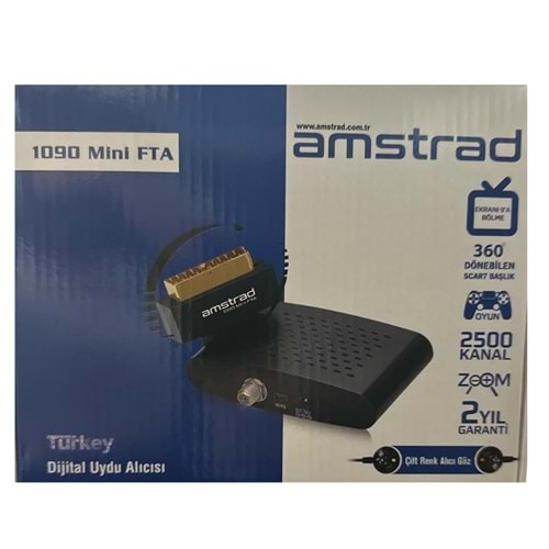AMSTRAD DİJİTAL UYDU ALICISI (SCART BAŞLIK)