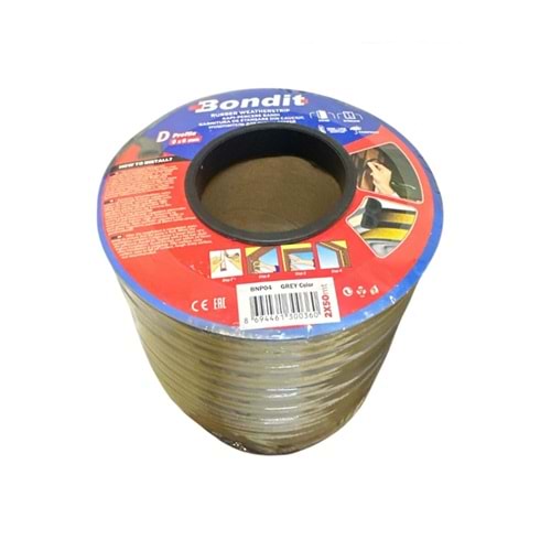 BONDİT GRİ KAPI-PENCERE FİTİLİ (2*50MT)