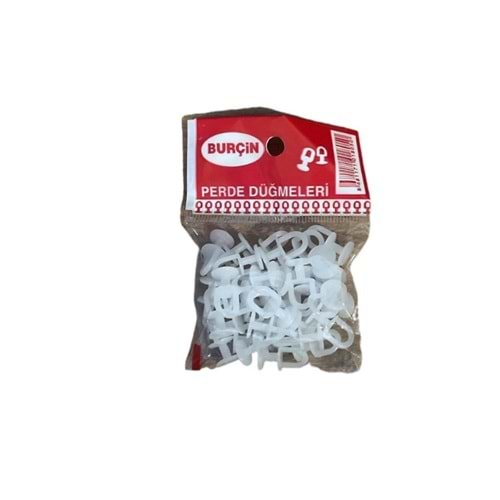 BURÇİN PERDE DÜĞMESİ DİKMELİ 30 Lİ 50 PAKET