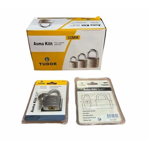 TUDOR 32 MM ÇİVİLİ ASMA KİLİT