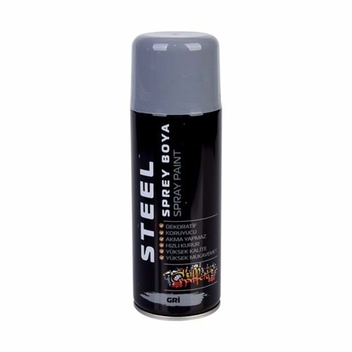 STEEL SPREY GRİ 400ML BOYA (25)