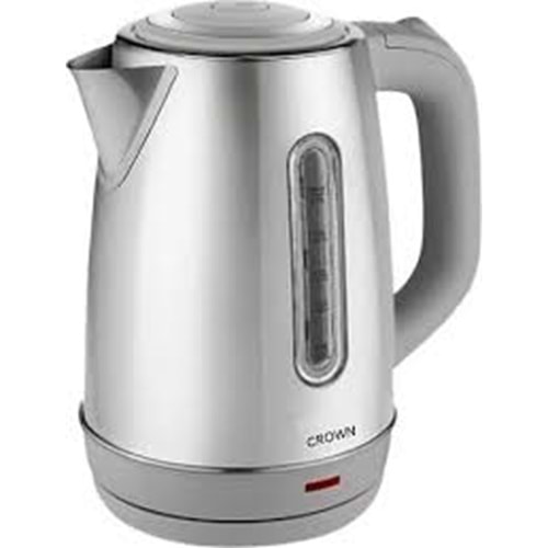 CROWN LÜKS ÇELİK SU ISITICI 1800W 1,8 LT İNOX
