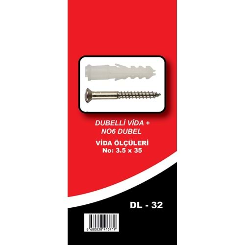 MEDALYAN 3.5*35 DÜBELLİ VİDA