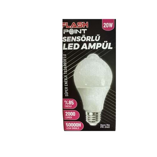 FLASH POINT SENSÖRLÜ LED AMPÜL