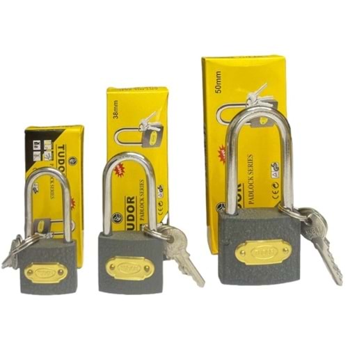 TUDOR ASMA KİLİT GRİ UZUN 32MM