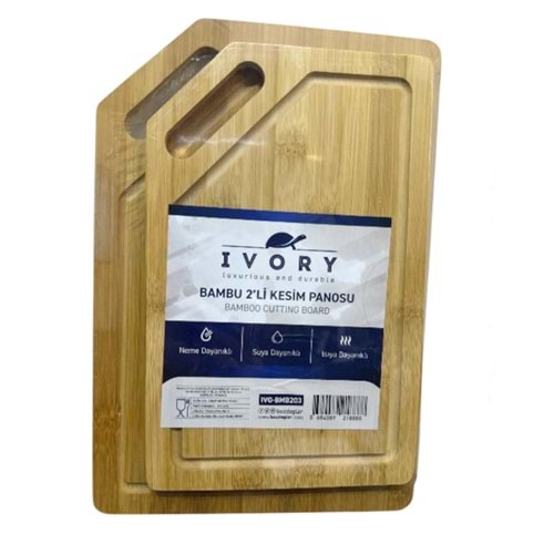 IVORY BAMBU İKİLİ KESİM PANOSU 24*