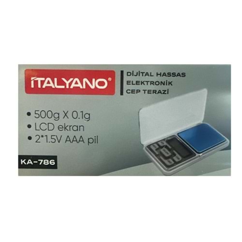 İTALYANO DİJİTAL HASSAS TERAZİ (CEP)