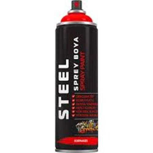 STEEL SPREY KIRMIZI 200ML BOYA (96)