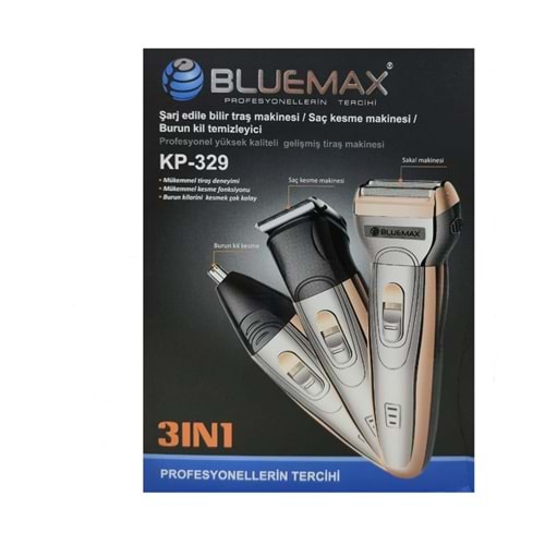 BLUEMAX SAÇ/SAKAL/BURUN MAKİNESİ 3IN1
