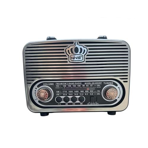 NNS PG-NS8092BT BLUETOOTH NOSTALJİ RADYO