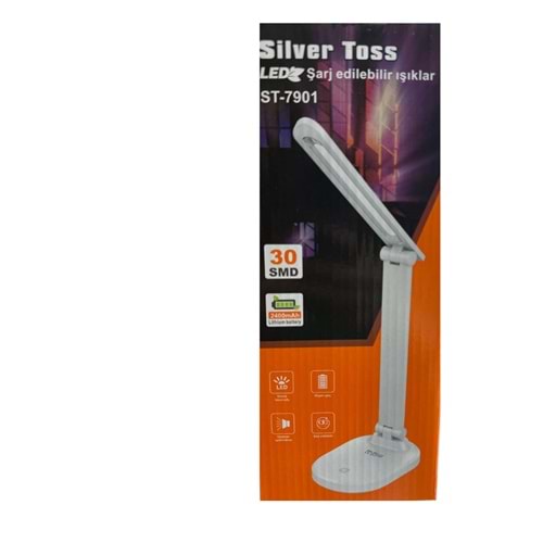 SİLVER TOSS LED MASA LAMBASI (2400 MAH)