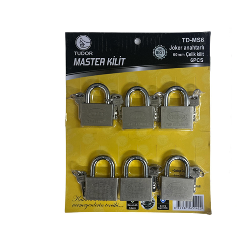 TUDOR MASTER KİLİT 6LI 60*