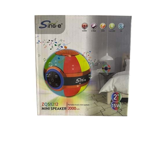 SİNG-E RENKLİ MÜZİK KUTUSU