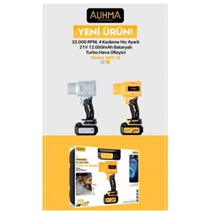 AUHMA TURBO HAVA ÜFLEYİCİ