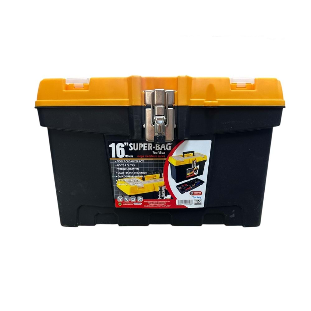 MEGA METAL KİLİTLİ TAKIM ÇANTA 16''