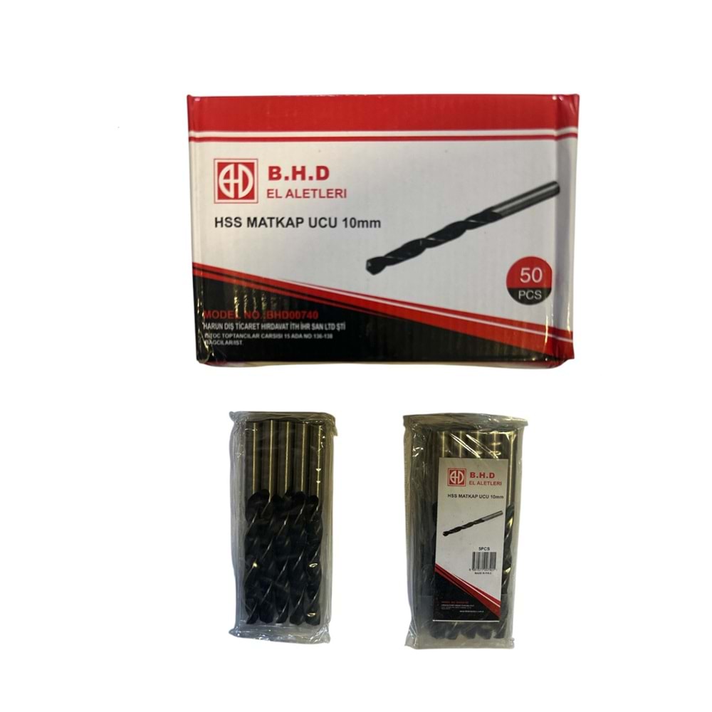BHD 10 MM HSS UÇ