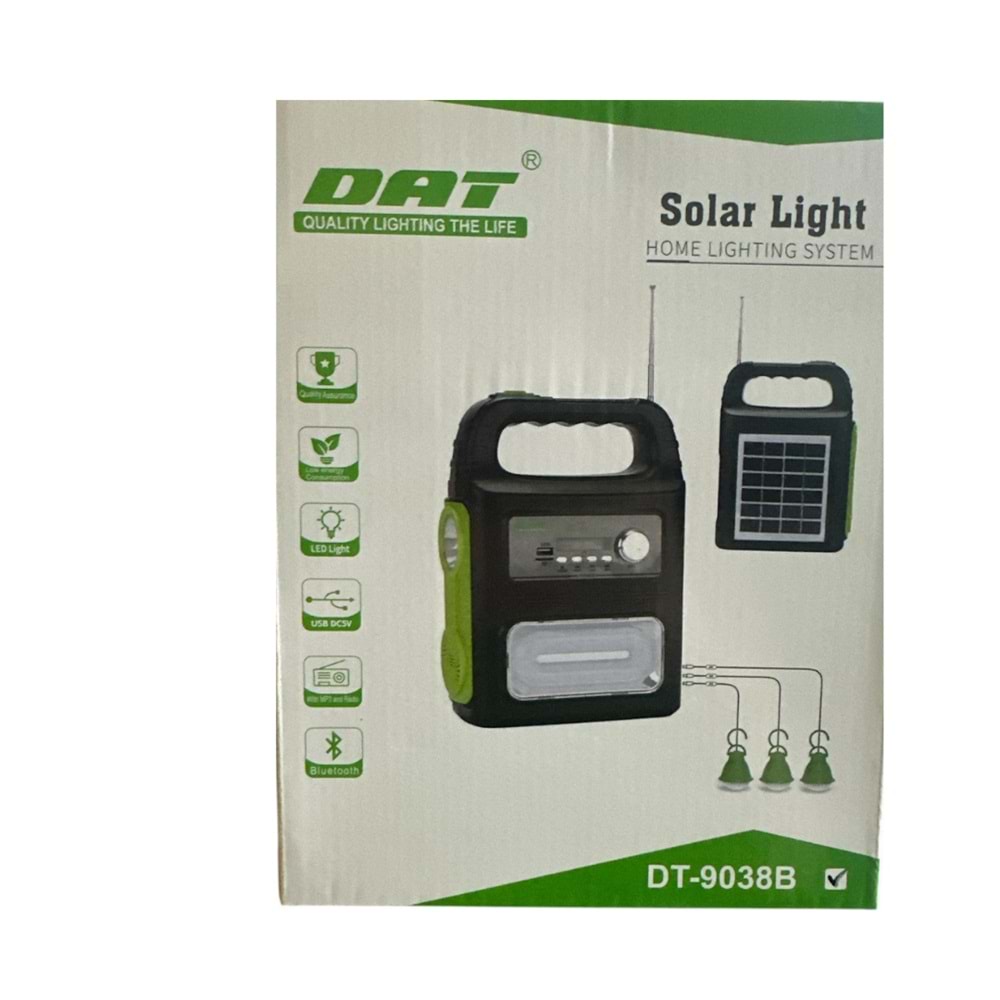 DAT SOLAR LİGHT GÜNEŞ ENERJİLİ IŞILDAK