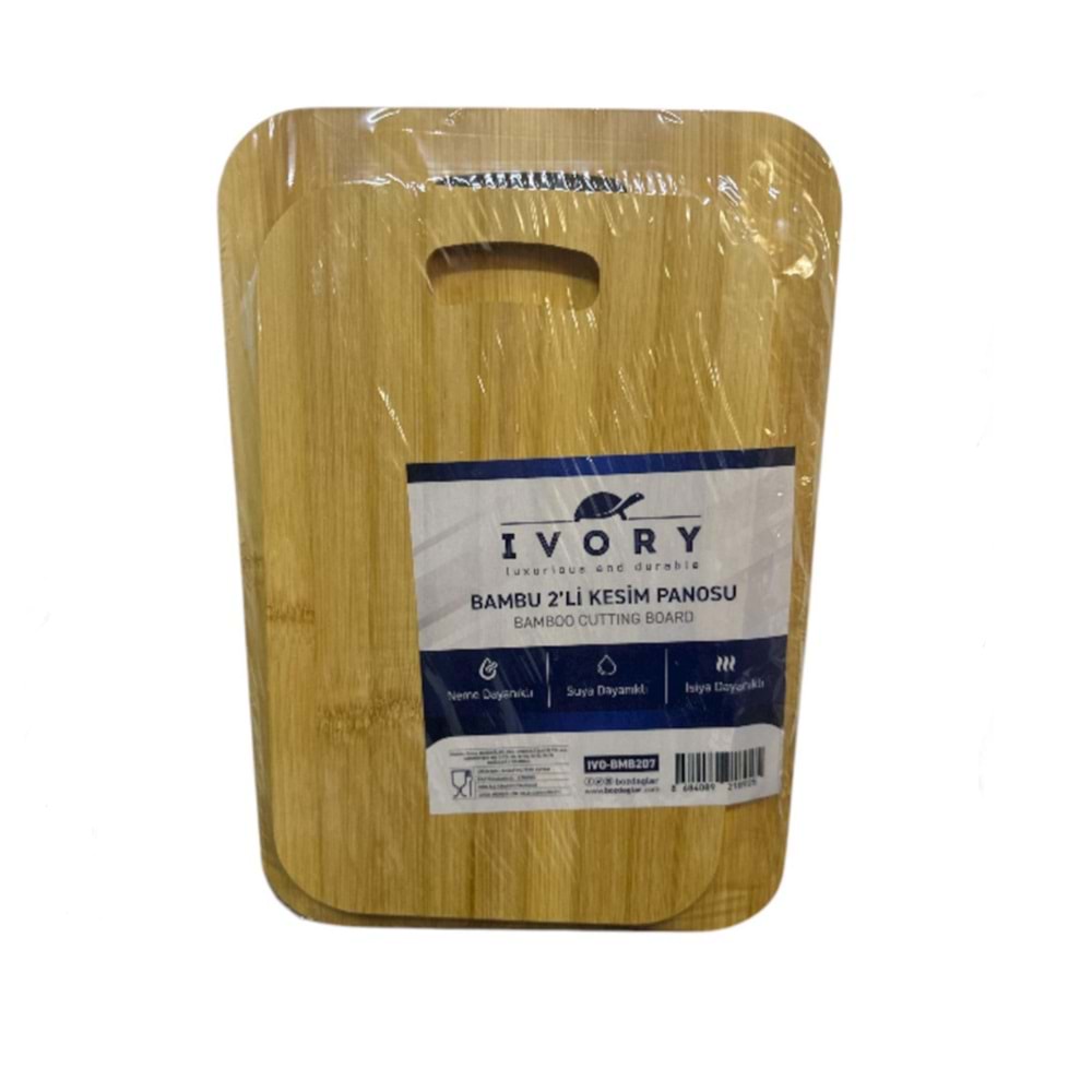 IVORY BAMBU İKİLİ KESİM PANOSU 24*