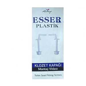 ESSER KLOZET KAPAK VİDASI KUTULU
