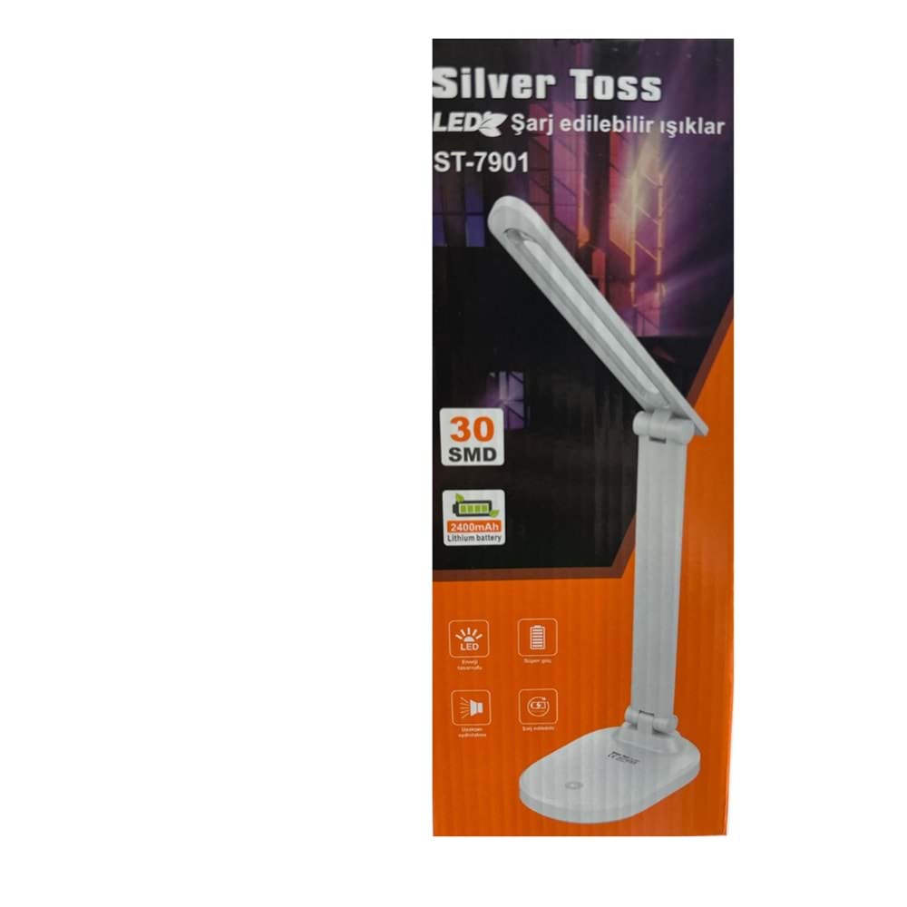 SİLVER TOSS LED MASA LAMBASI (2400 MAH)