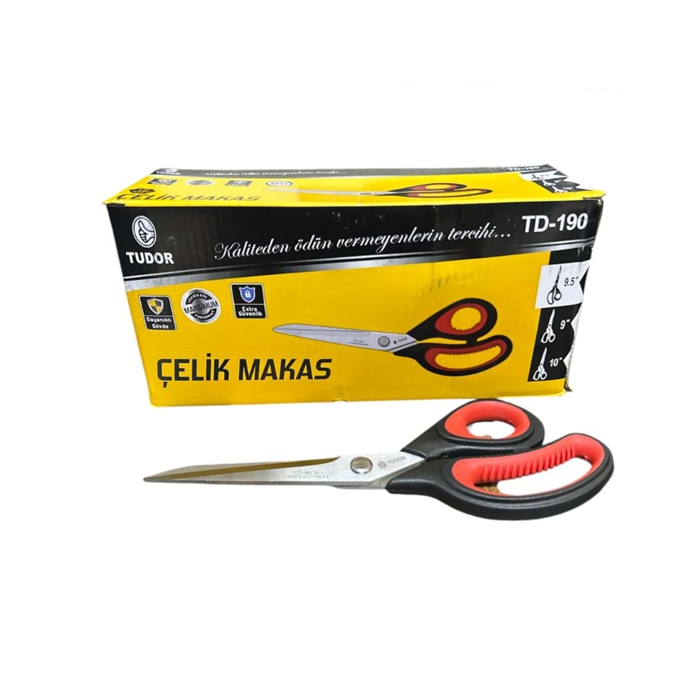 TUDOR KIRMIZI SİYAH MAKAS 9,5 (12)