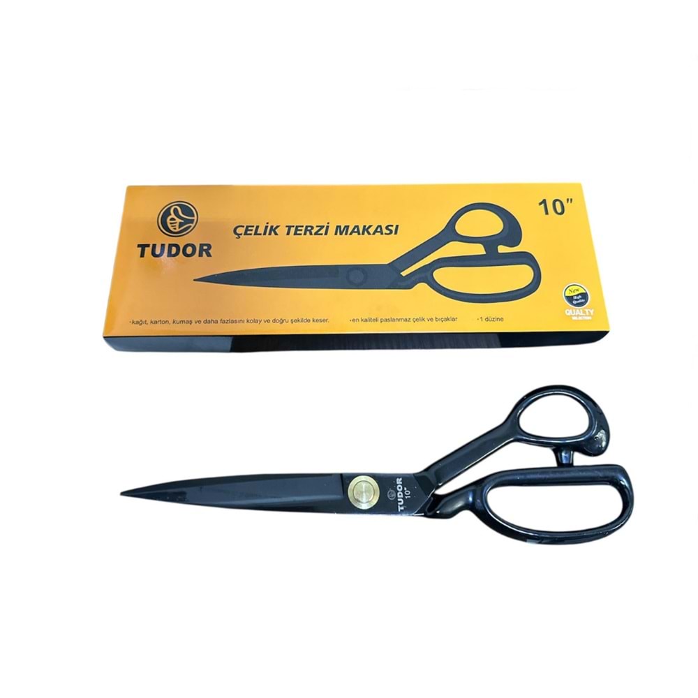 TUDOR SİYAH METAL MAKAS NO:10