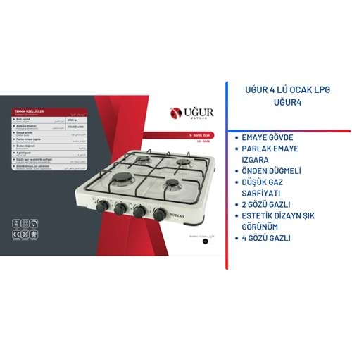 UĞUR 4 LÜ OCAK LPG